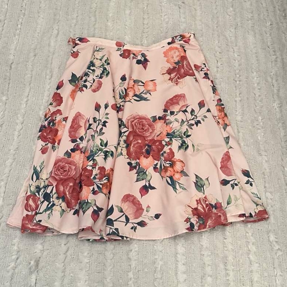 Modcloth Floral A-Line Skirt - Picture 2 of 6